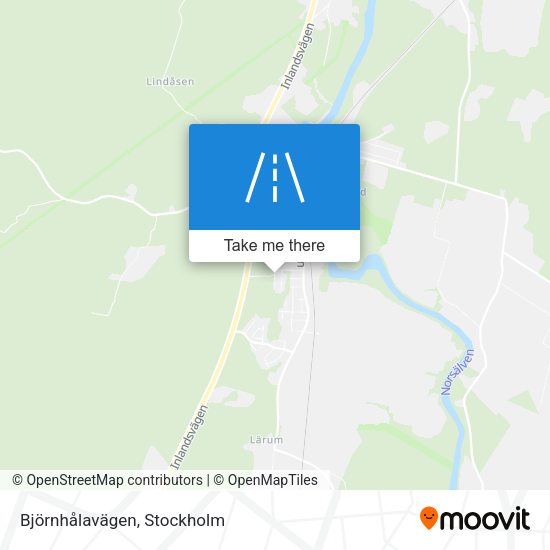 Björnhålavägen map
