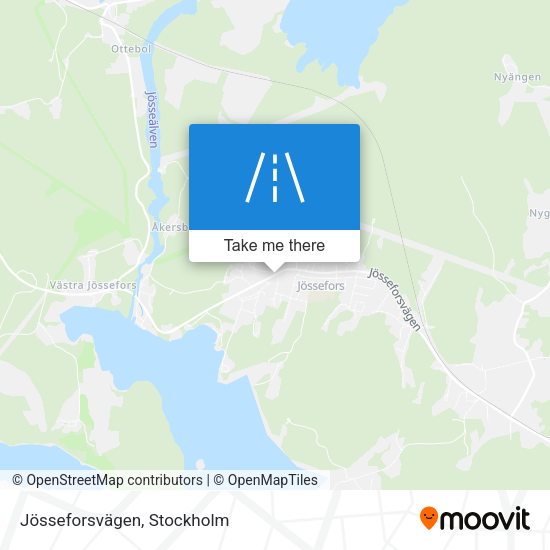 Jösseforsvägen map