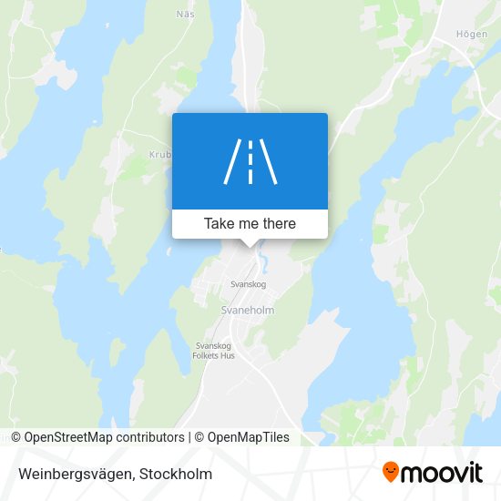 Weinbergsvägen map