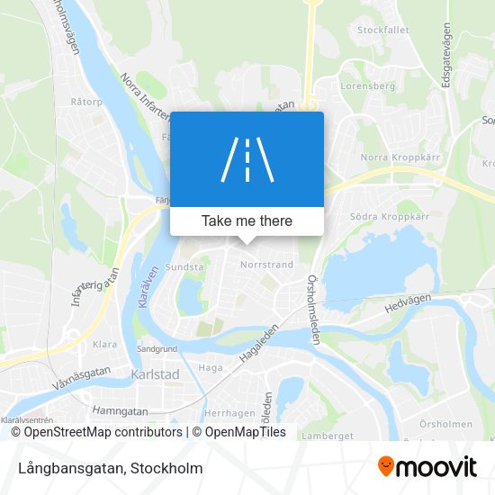 Långbansgatan map