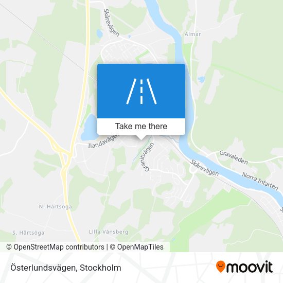 Österlundsvägen map