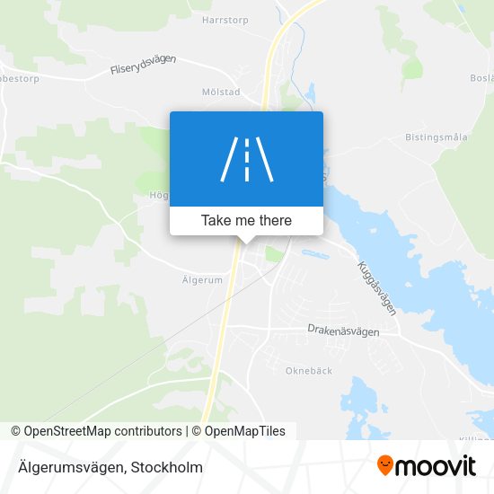 Älgerumsvägen map