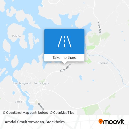 Amdal Smultronvägen map