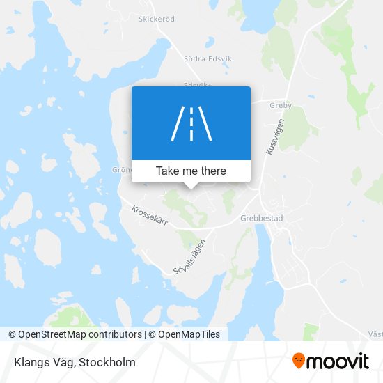 Klangs Väg map