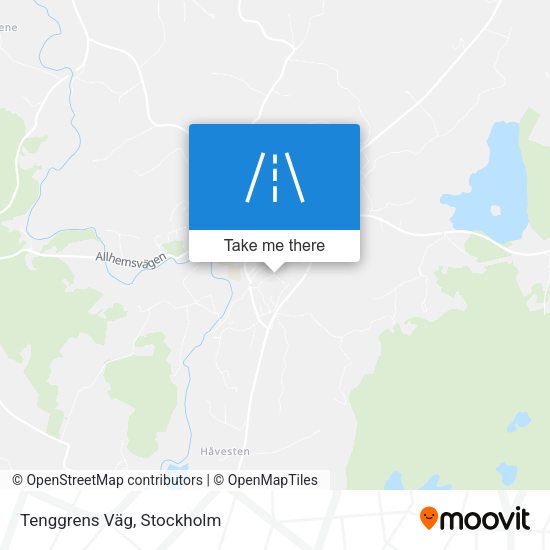 Tenggrens Väg map