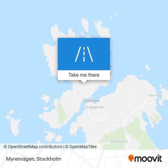 Myrenvägen map