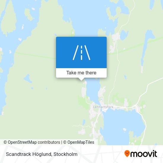 Scandtrack Höglund map
