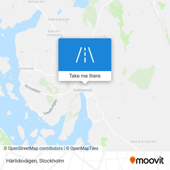 Härlidsvägen map