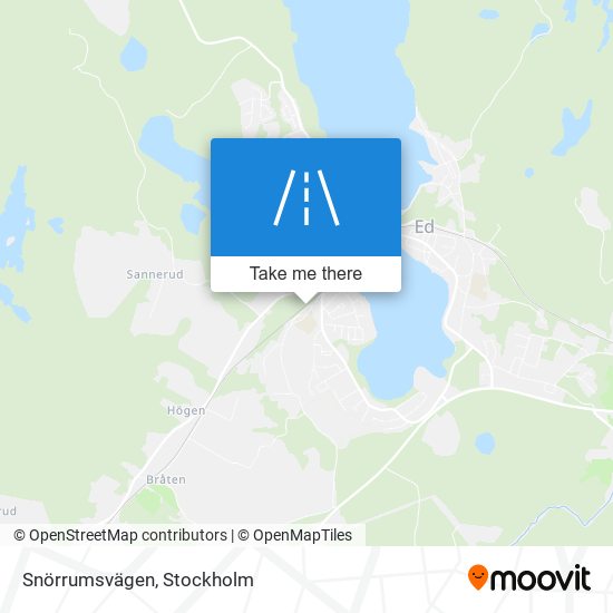 Snörrumsvägen map