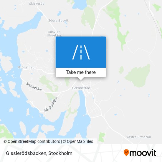 Gisslerödsbacken map