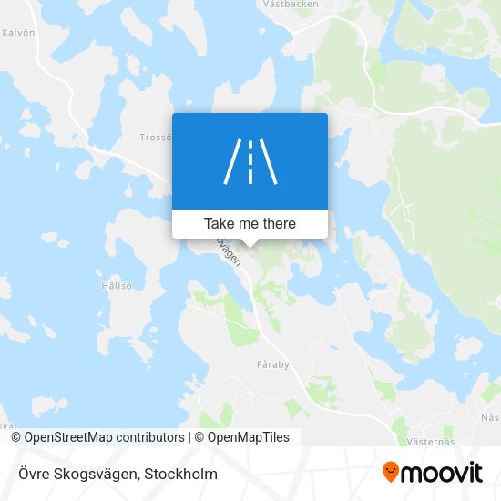 Övre Skogsvägen map