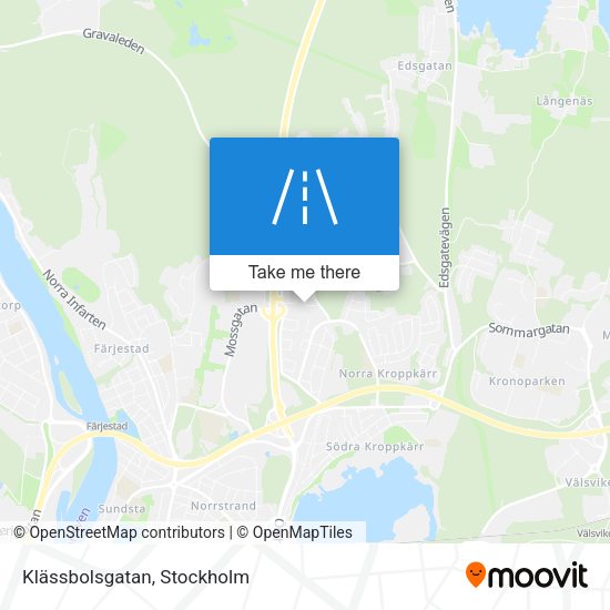 Klässbolsgatan map
