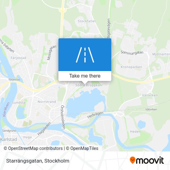 Starrängsgatan map