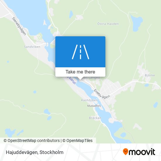 Hajuddevägen map