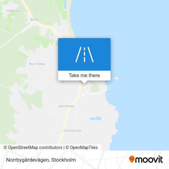 Norrbygärdevägen map