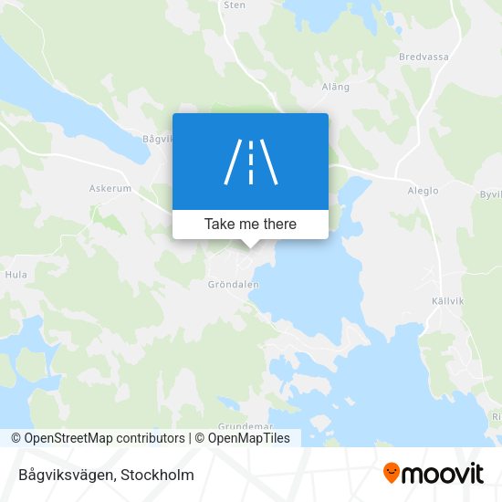 Bågviksvägen map