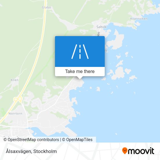 Ålsaxvägen map