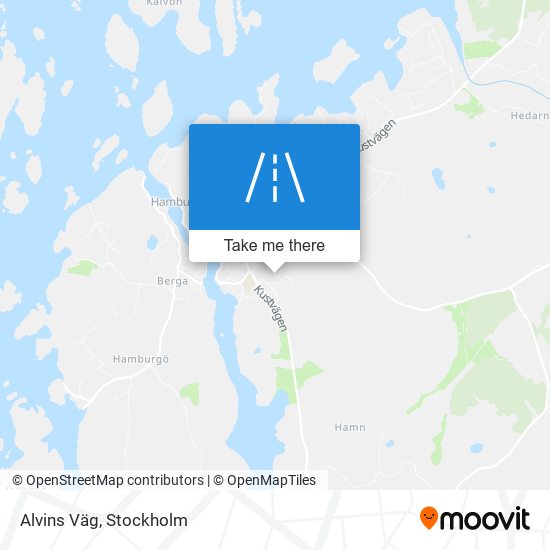 Alvins Väg map