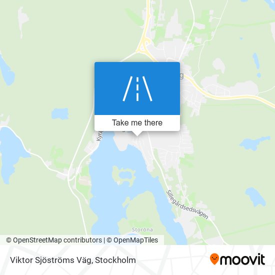 Viktor Sjöströms Väg map