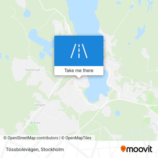 Tössbolevägen map