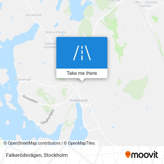 Falkerödsvägen map