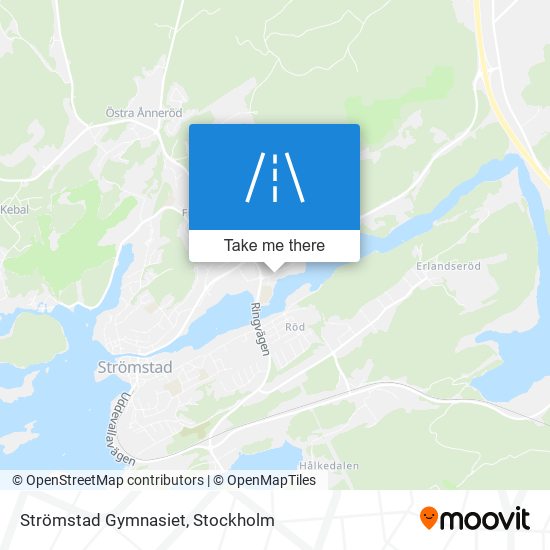 Strömstad Gymnasiet map