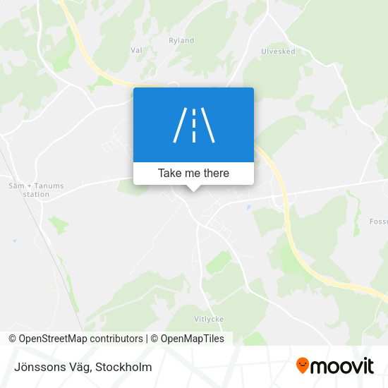 Jönssons Väg map