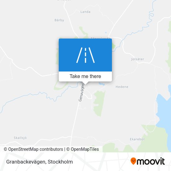 Granbackevägen map