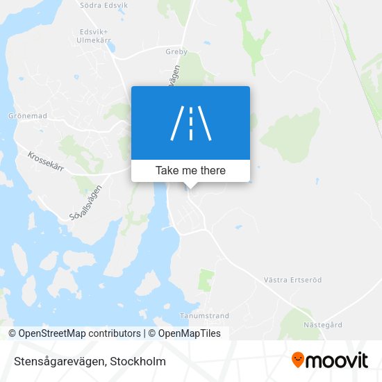 Stensågarevägen map