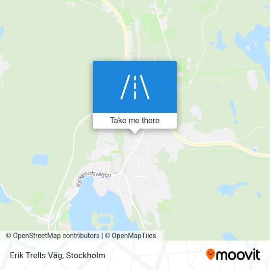 Erik Trells Väg map