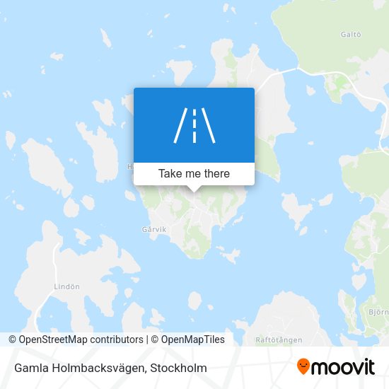 Gamla Holmbacksvägen map