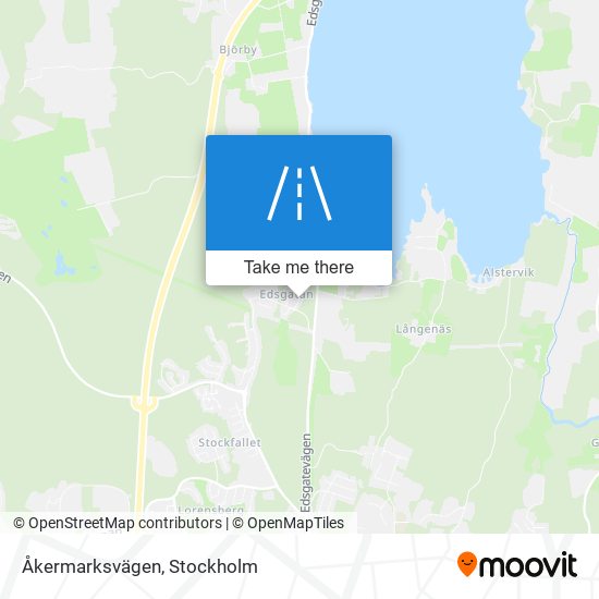 Åkermarksvägen map