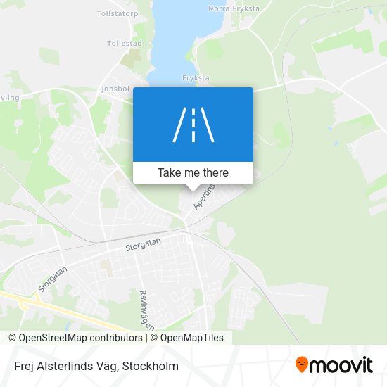 Frej Alsterlinds Väg map