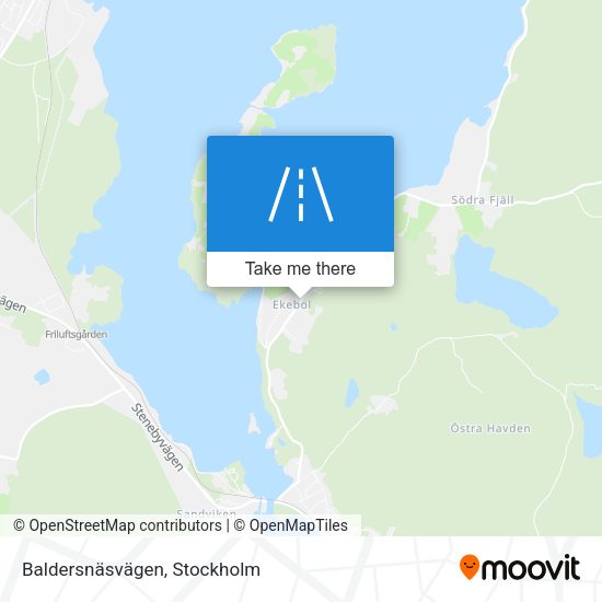 Baldersnäsvägen map
