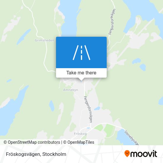 Fröskogsvägen map