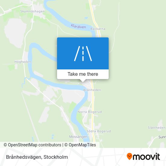 Brånhedsvägen map