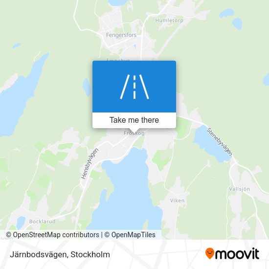 Järnbodsvägen map