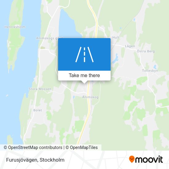 Furusjövägen map