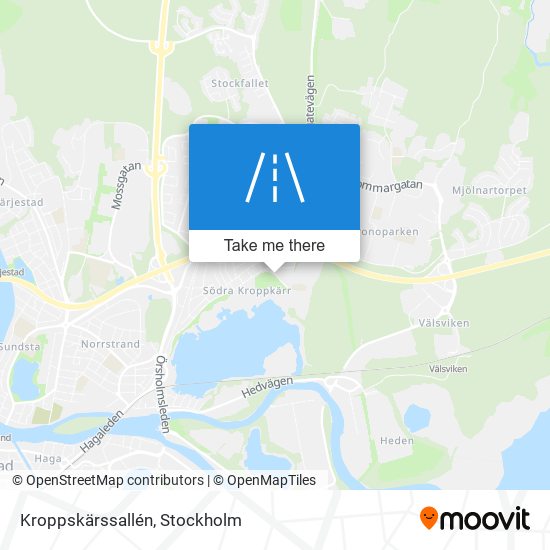 Kroppskärssallén map