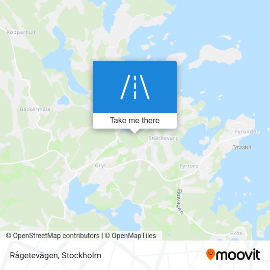 Rågetevägen map