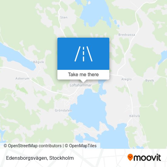 Edensborgsvägen map