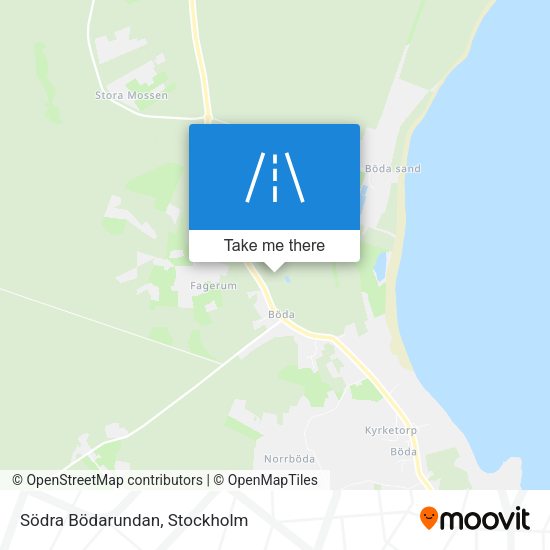 Södra Bödarundan map