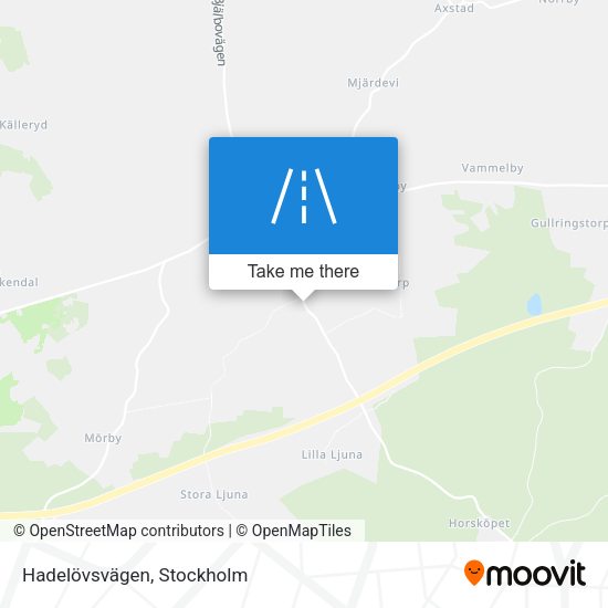Hadelövsvägen map