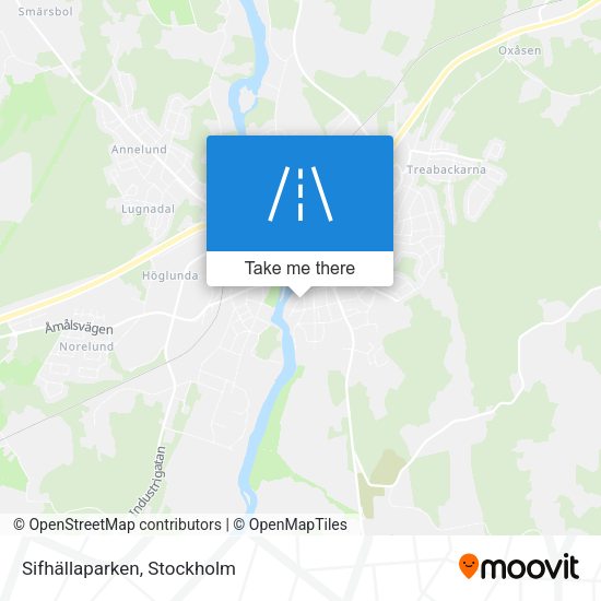 Sifhällaparken map
