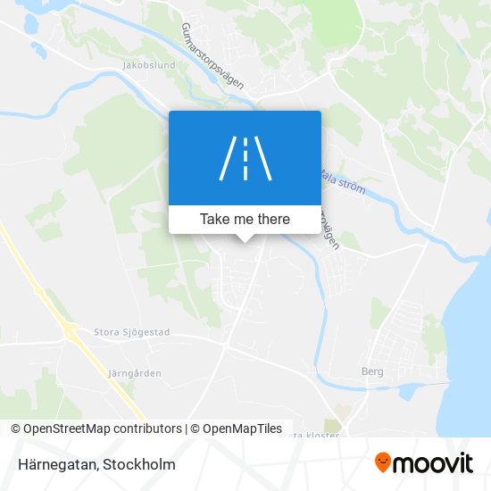 Härnegatan map