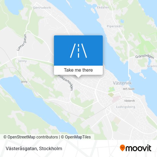 Västeråsgatan map