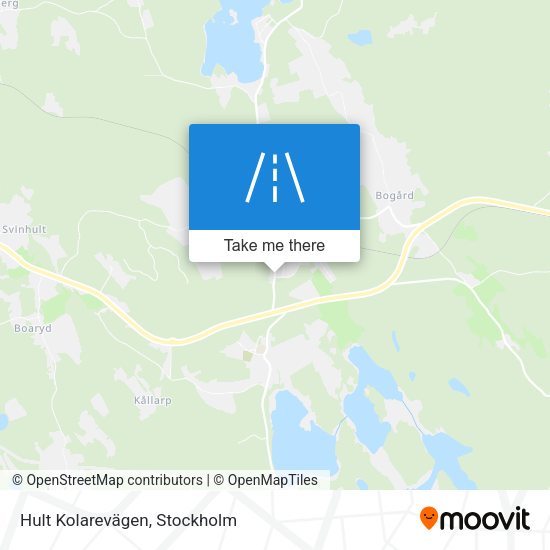 Hult Kolarevägen map
