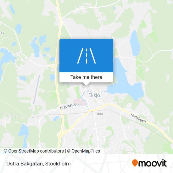 Östra Bakgatan map