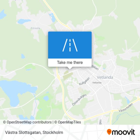 Västra Slottsgatan map