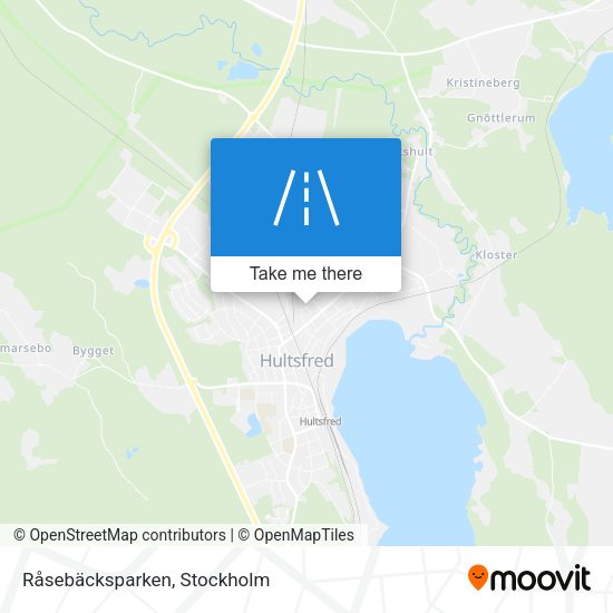 Råsebäcksparken map